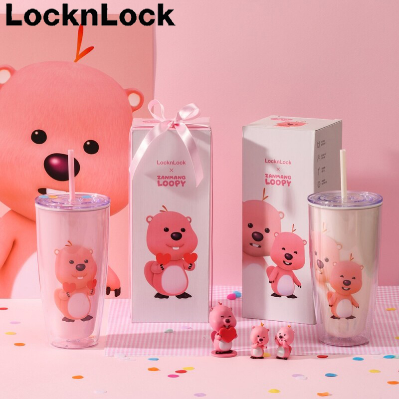 락앤락 507 데일리 잔망루피 더블월 콜드컵 720ml