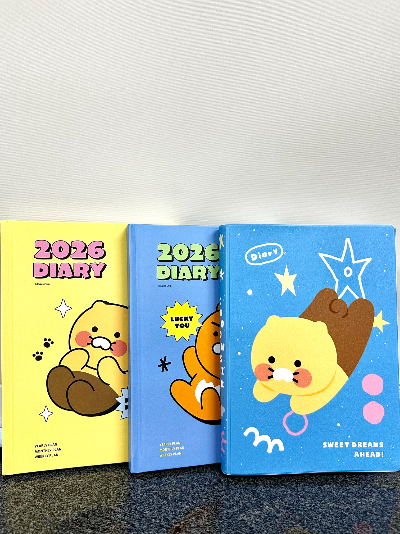 카카오프렌즈 2026년 다이어리 (디자인 및 색상 랜덤)